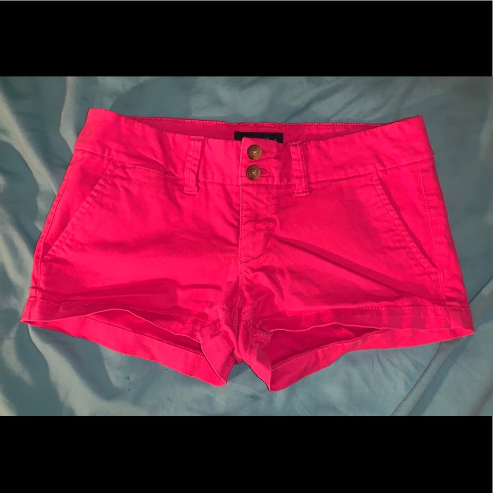 Hot Pink Stretch Shorts
